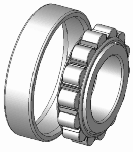 Roller bearing motion component