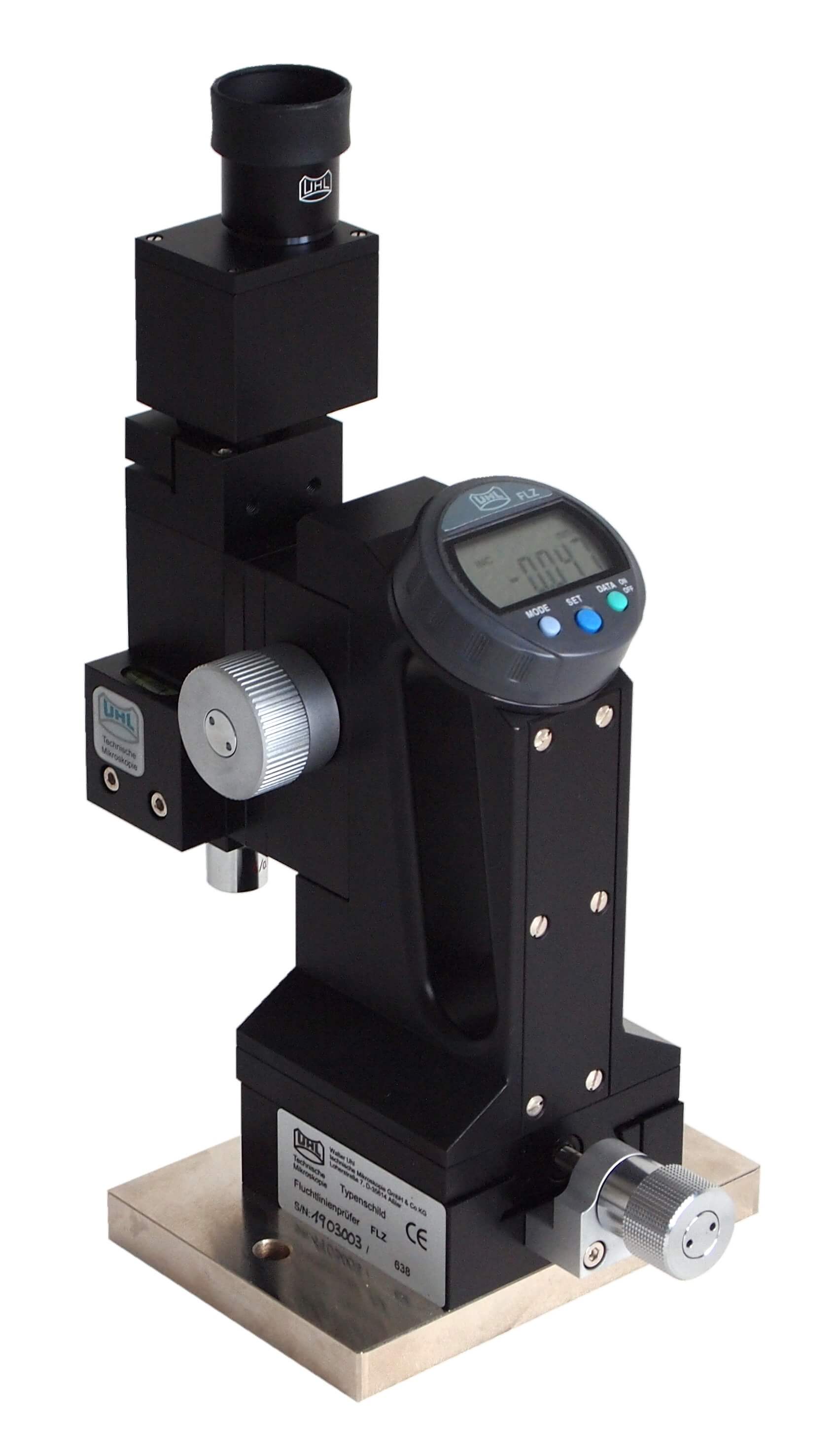 UHL alignment testing microscope