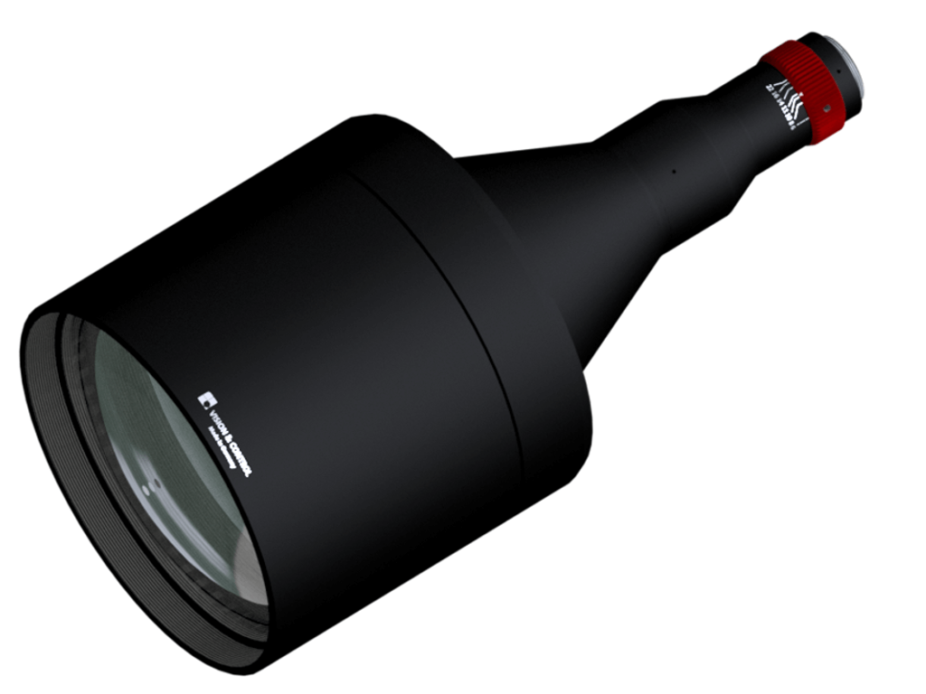 very large telecentric lens