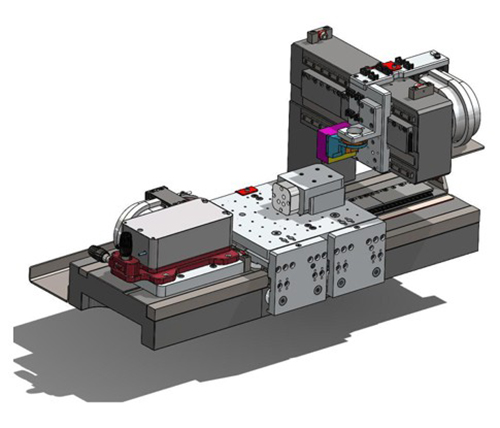 multi-axis semiconductor manufacturing 3-axis wafer inspection stage