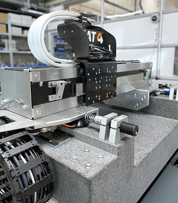 large gantry system using air bearings